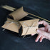 Vintage Kraft Paper Pillow Candy Box, Thank You Treat Box Kit, Rustic Gift Boxes with Twine for Wedding Favors, 50pc