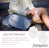 Foot Petals Ball of Foot Cushions, Long Lasting Pain Relief, Women's High Heel Insert 1 Pair, Gel with Toe Post