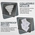 Set 34 oz 2, 17 oz 1 Glass Laundry Detergent Dispenser w/Silicone Base, Laundry Pump Dispensers x Laundry Dispenser x