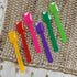 Mini Gelato Taster Spoons, Plastic Multicolor, 150 per Package