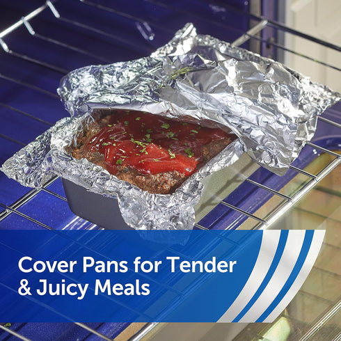 Packets 12 Inches 30 Reynolds Wrap Everyday Strength Aluminum Foil Roll, Freezer Safe and Grill Safe, Great for Foil