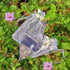 SumDirect 50Pcs Rose Organza Gift Bags, 5x7 inch White Wedding Favor Bags, Jewelry Pouches with Drawstring