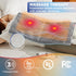 Bedsure Back Heating Pad for Neck and Shoulders - Weighted Massaging Heated Pad with 3 Heating Levels & 3 Massage