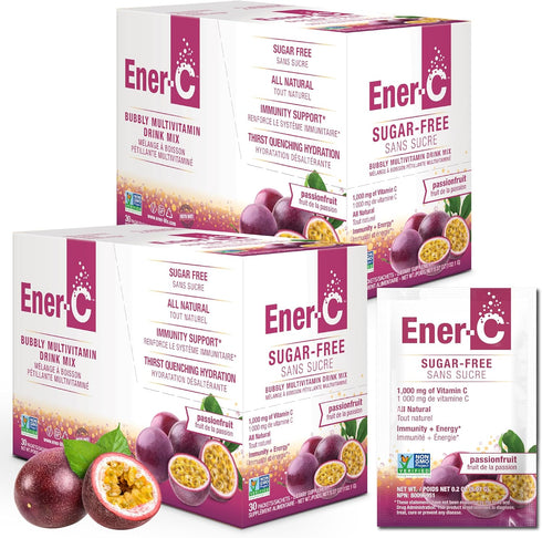 Ener-C Sugar Free Multivitamin Drink Mix - Vitamin Powder for Water, Electrolytes