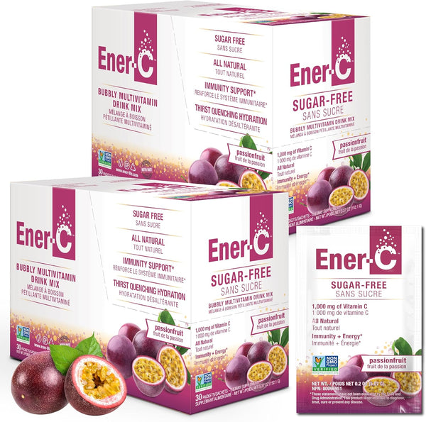 Ener-C Sugar Free Multivitamin Drink Mix - Vitamin Powder for Water, Electrolytes