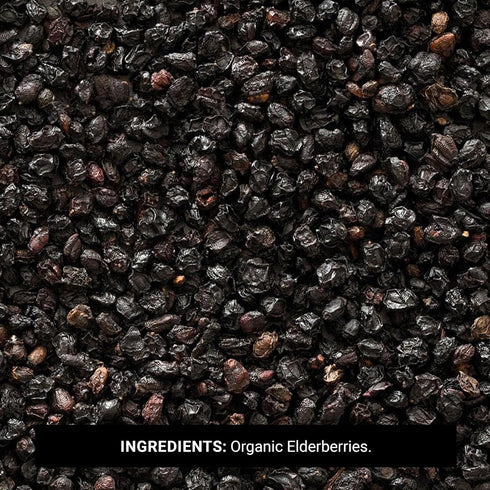Immune 16 (Pack 1) Frontier Co-op Organic Dried Elderberries, European Whole - Non-GMO Elderberry Berries Dried