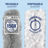 Bona High Performance Dusting System - 1 Compact Handle, 5 Disposable Dusters, & 1 Reusable Duster for Dust & Pet Hair