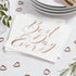 Ginger Ray Best Day Ever Rose Gold Paper Napkins - Pack of 20 - Beautiful Botanics