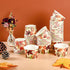 50Pcs Fall Treat Snack Cups, Disposable Ice Cream Cups 9 Oz for Autumn Thanksgiving Dessert Bowls, Party Supplies