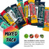 THE KLEAN FREAK FLUSHER - Flushable Wipes For Adults & Kids - 100% BIODEGRADABLE Individual Wrapped Travel WET Wipe