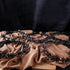 MOSTORY Handmade Black Flower Headpiece, Adjustable Gothic Circlet, Elf Floral Crown for Renaissance Halloween Cosplay