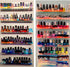 YMVV 15" Nail Polish Rack, Wall Mounted Shelf, 6 Pack Clear Acrylic Organizer for Nail Supplies