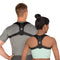 Swiss Safe Posture Corrector - Ergonomic Back Straightener Brace for Men/Women - Black, Large Size