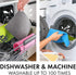 SUPERSCANDI 6 Pack Swedish Dishcloths - Eco Friendly, Reusable, Biodegradable Cellulose Sponge Cleaning Cloths for