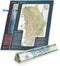 WineBuff, Microfiber Polishing Towel for Wine Crystal Glasses, Map of Napa Valley