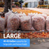 Reli. Heavy Duty Trash Bags, 40 to 45 Gallon, 125 Clear Garbage Bags for Serious Cleanup