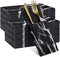 Zonon 100 Pcs Black Marble Guest Towel Disposable Bathroom Paper Napkins Decorative Hand