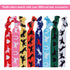 WILLBOND 32 Pieces Ribbon Hair Ties Accessories, Sports Elastic Ribbon Tie Gifts for Autism, Derby Horse Racing Decor
