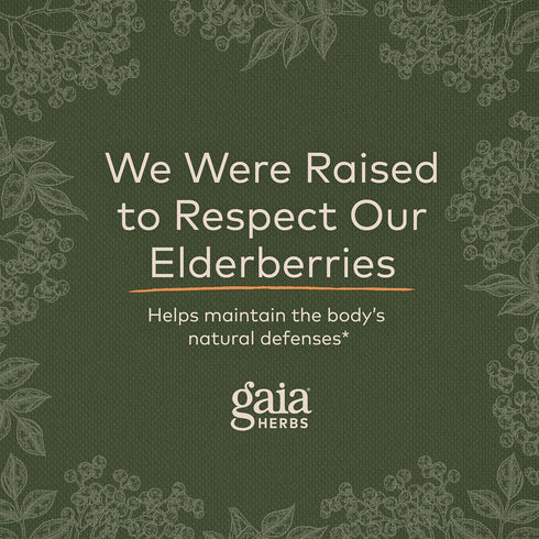 Gaia Herbs GaiaKids Black Elderberry Syrup - 3 Fluid Ounces - Delicious Immune Support Supplement with Organic Black