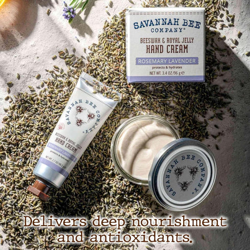 Savannah Bee Company Beeswax Hand Cream, Hand Moisturizer Repair Cream for Dry Skin