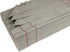 Microfiber Towel, Silver with Red Stripes, 16 by 16 Inches, Pack of 12
