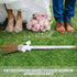 Wedding Brooms DIY Bride Groom Jump Broom 11.81 x 28.74 Inch with White Ribbons for African American Wedding Crafts