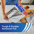 Packets 12 Inches 200 Reynolds Wrap Everyday Strength Aluminum Foil Roll, Freezer and Grill Safe, Great for Foil