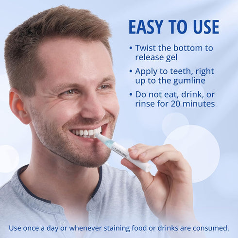 Stain-Out Quick Stick On-The-Go, Effective Teeth Stain Remover, Travel Friendly, Good for 30 Uses