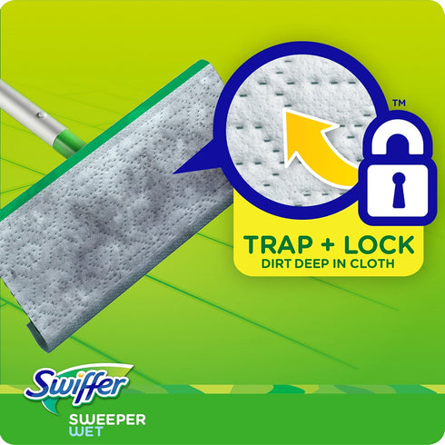 Swiffer Sweeper Wet Mopping Pad Refills with Febreze Lavender Scent - 12 Count (Packaging May Vary)