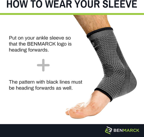Achilles Tendon Support Brace, Plantar Fasciitis Sock, Ankle Compression Sleeve for Running & Flat Feet Relief