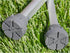 GRAY Crutch Tips & Cane Tip - Pair of 2, 3/4" 7/8” Inch, Heavy Duty Rubber Non-Slip Grey