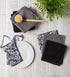 DII Cleaning Collection Multi-Purpose Microfiber Dishcloth Set, Black Damask