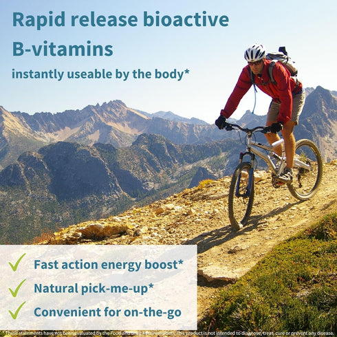 Super B-Complex Liquid B-Vitamin Effervescent Drink, 20 Tablets, Methylated, Vegan, Sugar-Free, Orange Flavor