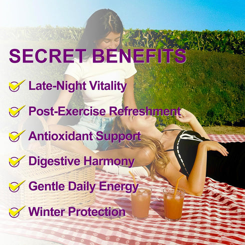 ImmuniGlow, 1000mg 1000mg Immunity (15 Packets) Secret Forest Vitamin C, Black Elderberry, Probiotics, Colostrum
