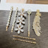 Mehayi 20 PCS Pearl Hair Clips Set, Fashion Korean Acrylic Resin Hair Barrettes, Decorative Party Wedding Accessories