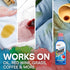 Set-In 8.7oz Shout Advanced Stain Remover Gel for Clothes Laundry, Ultra Concentrated Gel with Built-in Scrubber Brush
