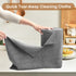80 Pack Microfiber Cleaning Cloth, Reusable Tear-A-Towel Roll, 11.5"x11.5", Multi-Purpose Microfiber Towels Cleaning, Lint Free, Absorbent Cleaning Rags for Kitchen, Car, Glass (Grey) by LIVOS