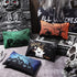 Reginary 20 Pcs Halloween Cosmetic Bags, Trick or Treat Gift Bags for Kids, Double Sided Printed Makeup Pouch with