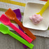 Mini Gelato Taster Spoons, Plastic Multicolor, 150 per Package