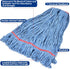MATTHEW CLEANING 20oz Heavy Duty Mop Head, Commercial Replacement for Floor Cleaning, Pack of 3 (Blue)