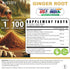 5in1 Ginger Supplement 7550mg - 100 Vegan Capsules for Digestion, Immune & Heart Health