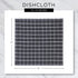 DII Windowpane Dishrag Set, Scrubber Dishcloths Collection, 12x12, White/Red Stripe, 6 Piece