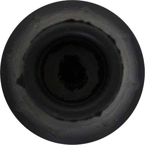 PCP Crutch Tip Replacement, 1 Pair, Black, Large