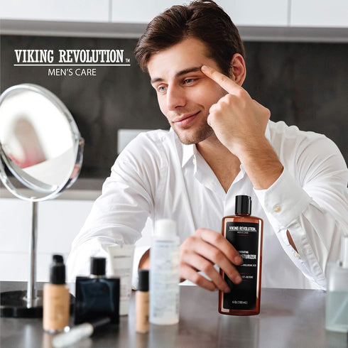 Viking Revolution - Natural Moisturizer Cream for Skincare, Anti Wrinkle & Anti Aging Facial Lotion for Men