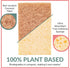bioGo 24 Pack Biodegradable Kitchen Sponges - Eco-Friendly, Compostable, Natural Cellulose Dish Sponges - Compostable Sponges - Biodegradable Sponges - Cellulose Sponge by bioGo