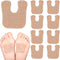 Suptizizkz 36 Pieces U Shaped Felt Pads Horseshoe Metatarsal Pads Callus Forefoot Foot