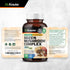 BIO KRAUTER Dozen Mushroom Complex Capsules, 2100 mg Blend, 100 Vegan Caps for Immune Support