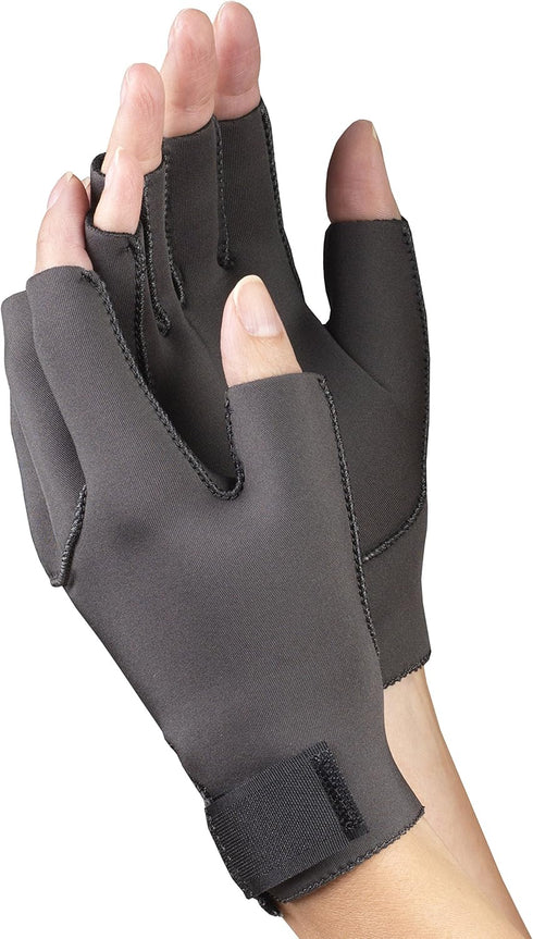 OTC Arthritis Relief Gloves, Premium Warming No Chill Neoprene Support, Black, Small
