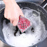 Cast Iron Scrubber, Chainmail Scrubber for Cast Iron Pan, Metal Sponge Cleaner for Skillet, Wok & Dutch Oven