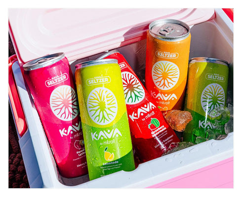 Mitra9 Pack 4-Pack 500mg 12 oz | Variety Kava Seltzer - Sparkling Relaxation Drink | | Non-Alcoholic Alcohol